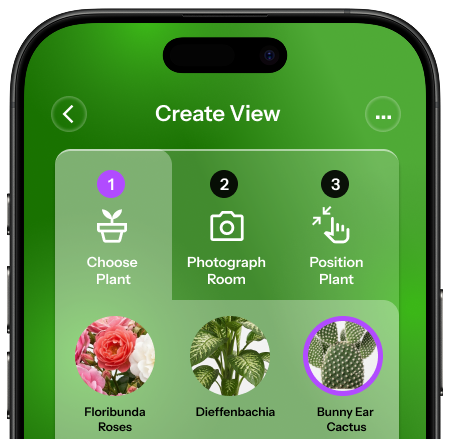 First step of selecting a plant model.